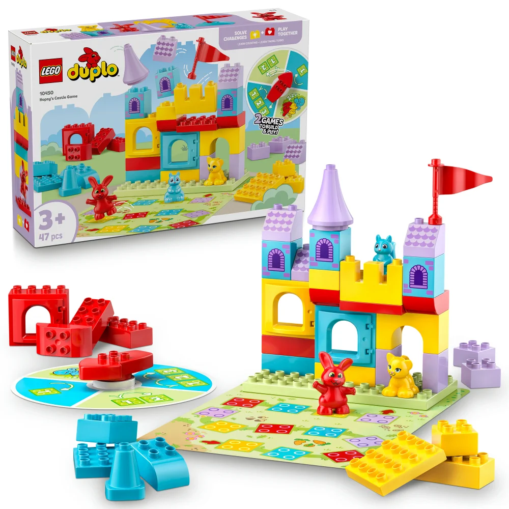 LEGO® DUPLO® Hopsy’s Castle Game Learn-Through-Play Building Toy 10450 Afbeelding 1