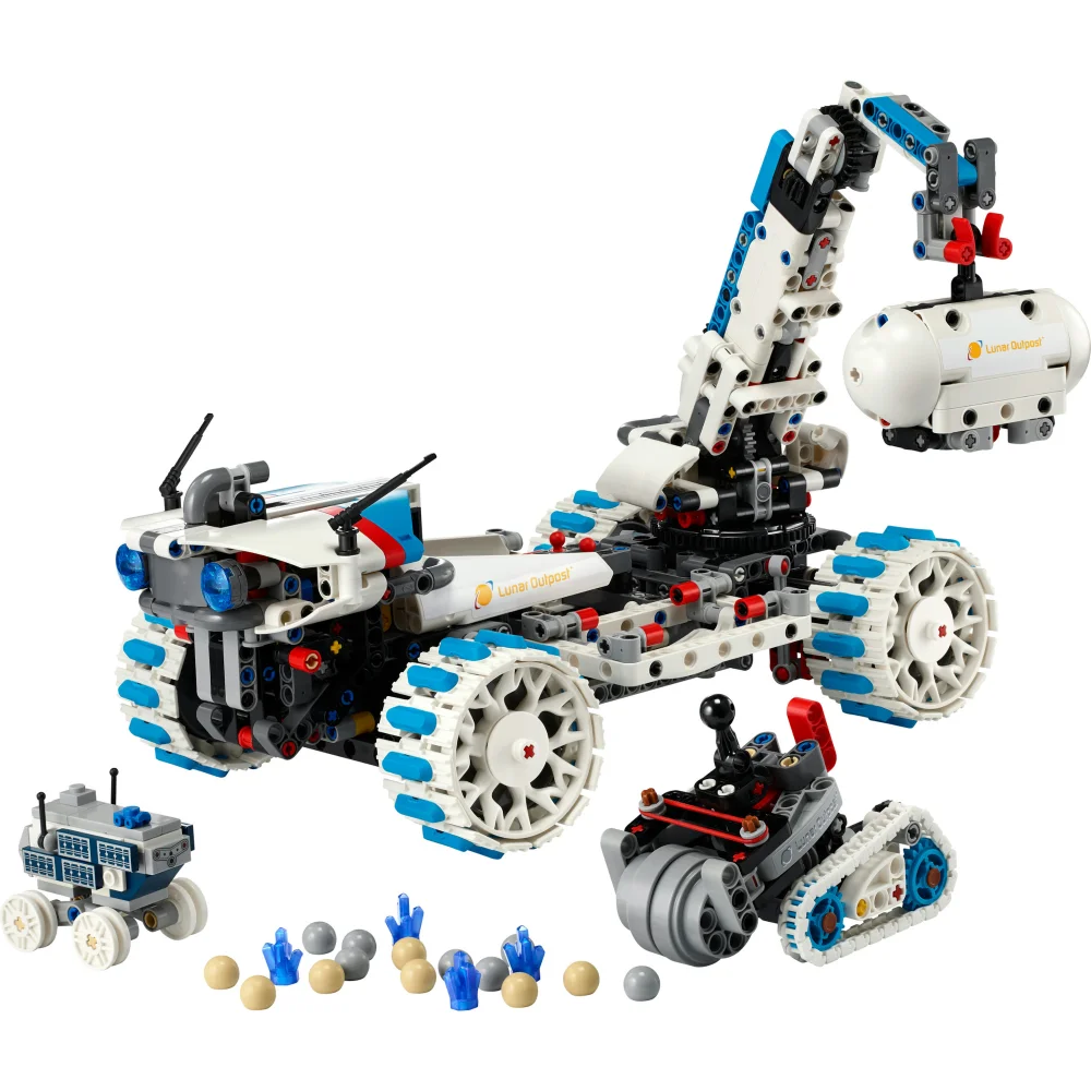 LEGO® Technic Lunar Outpost™ Moon Rover Space Vehicle Set STEM Toy 42211 Afbeelding 1