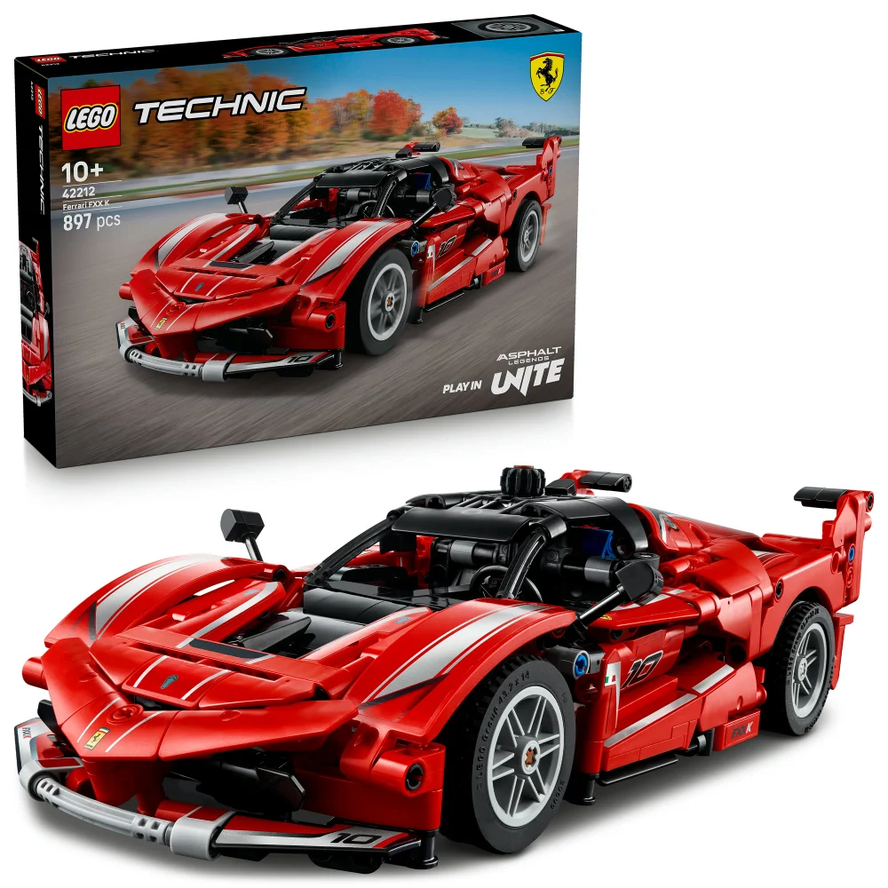 LEGO Technic Ferrari FXX K Model Race Car Toy for Kids 42212 Afbeelding 1