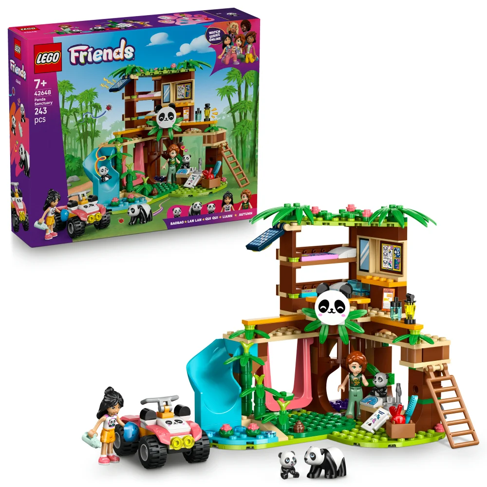 LEGO® Friends Panda Sanctuary Animal Care Building Set Toy 42648 Afbeelding 1
