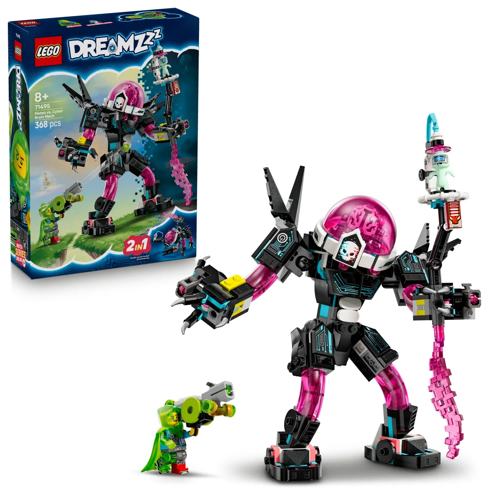 LEGO® DREAMZzz™ Mateo vs. Cyber Brain Mech Robot Toy 71495 Afbeelding 1