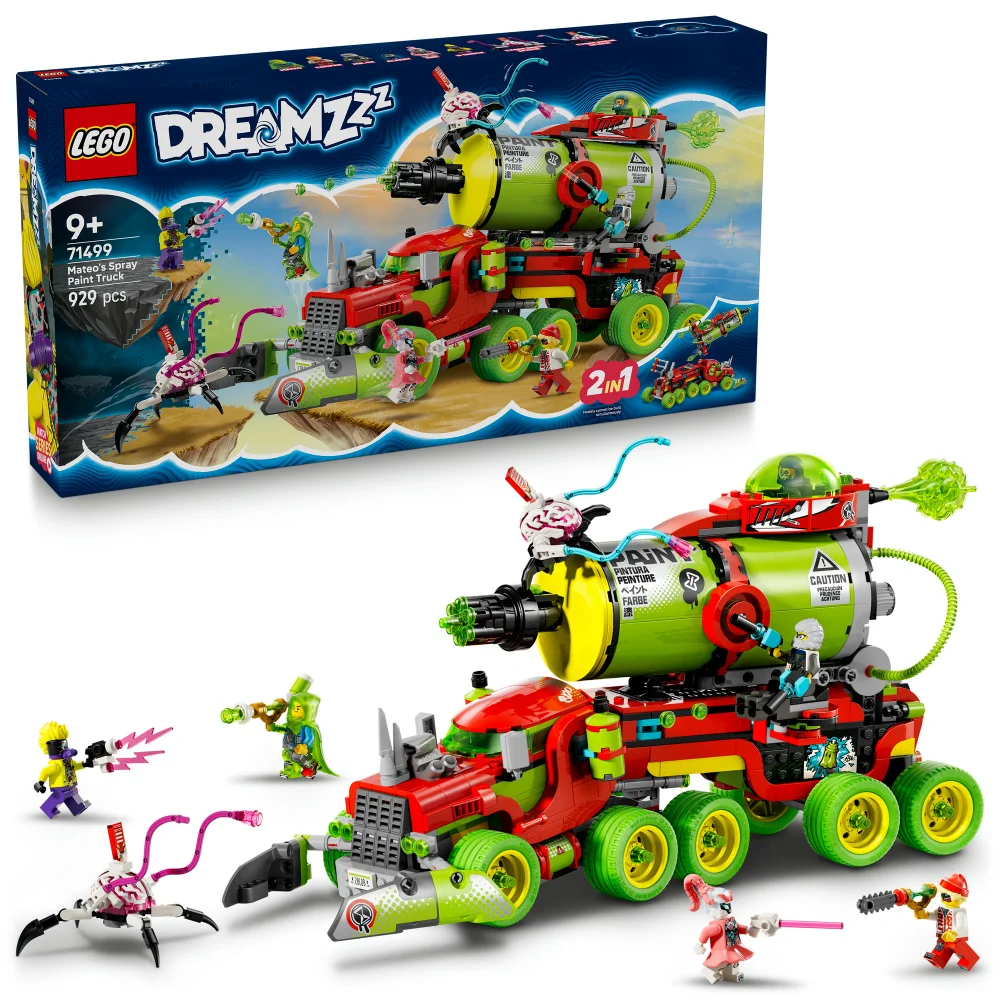 LEGO® DREAMZzz™ Mateo’s Spray Paint Truck Toy 71499 Afbeelding 1