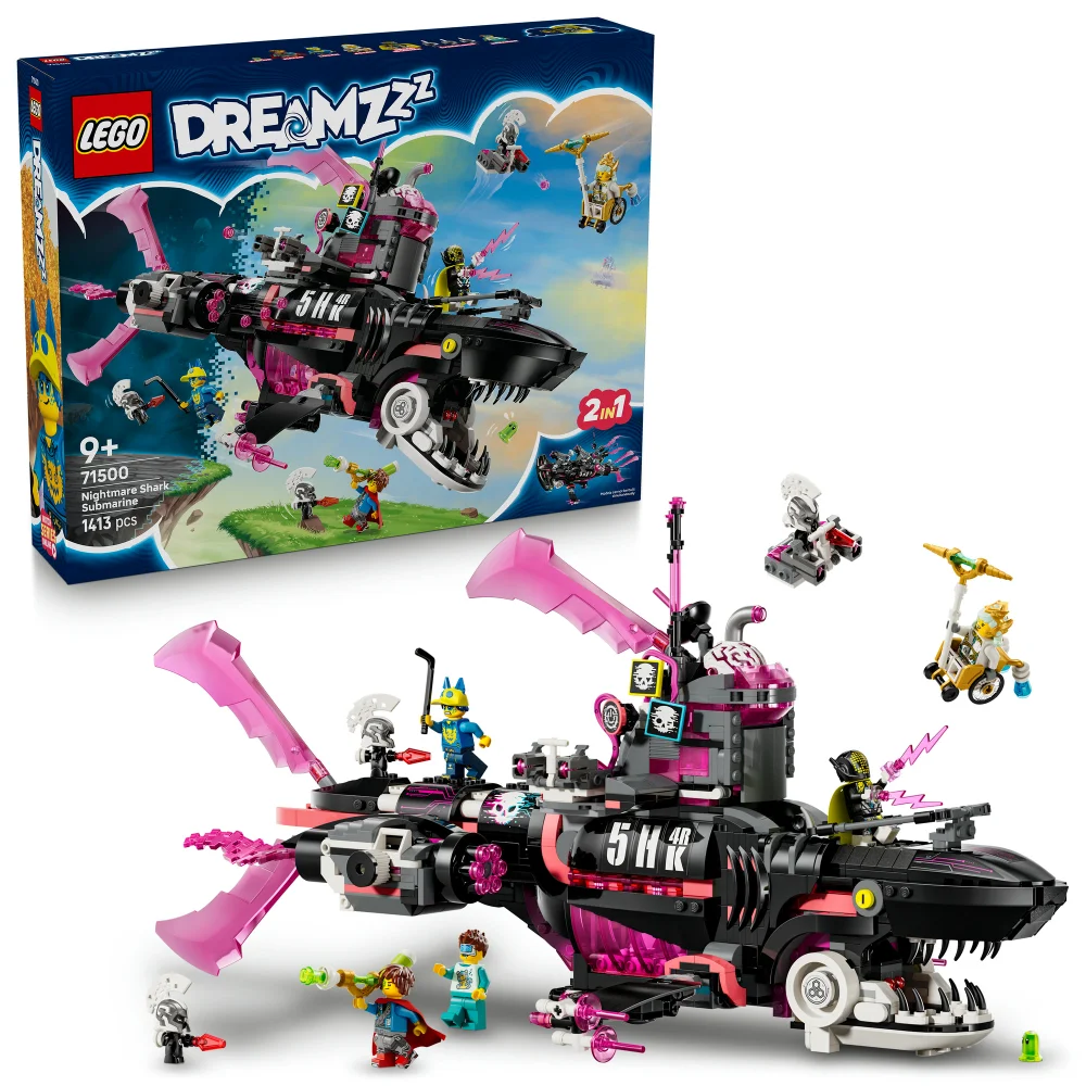 LEGO® DREAMZzz™ Nightmare Shark Submarine Toy 71500 Afbeelding 1