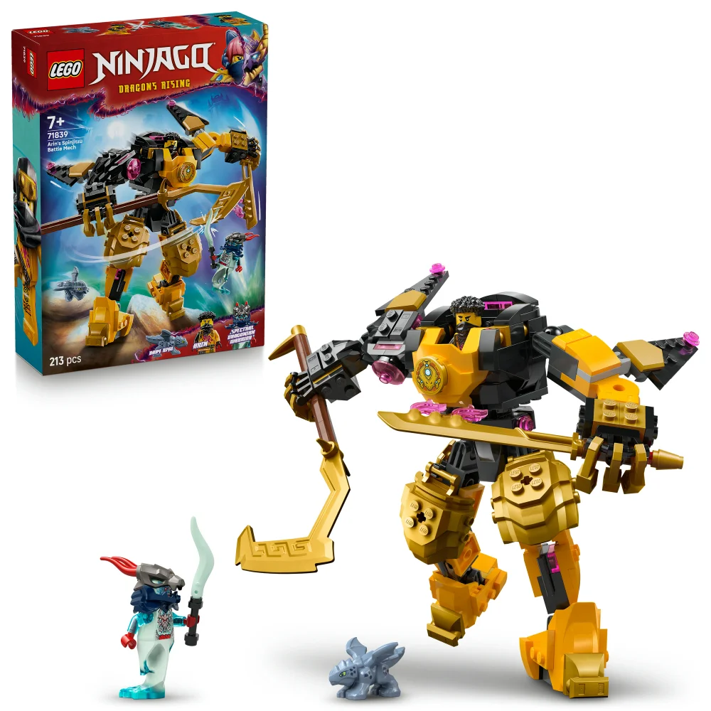 LEGO® NINJAGO® Arin’s Spinjitzu Battle Mech Toy Set 71839 Afbeelding 1