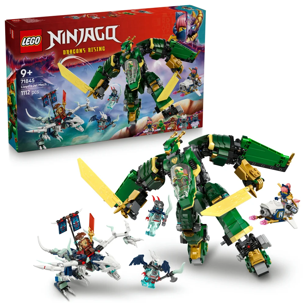 LEGO® NINJAGO® Lloyd’s Jet Mech Ninja Toy Building Kit 71845 Afbeelding 1