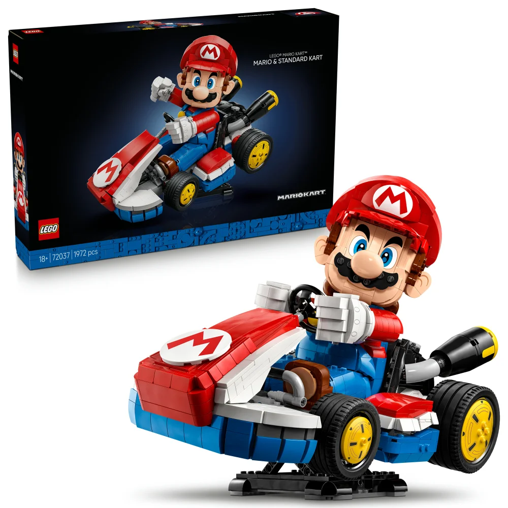 LEGO Mario Kart – Mario & Standard Kart Building Set 72037 Afbeelding 1