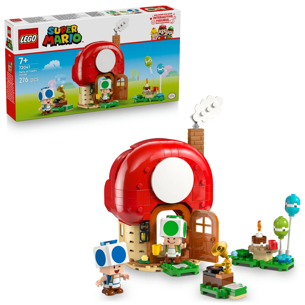 LEGO® Super Mario™ Party at Toad’s House Toy for Boys, Girls and Any Fans 72041 Afbeelding 1