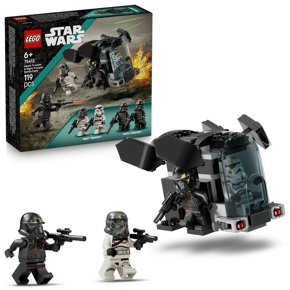 LEGO® Star Wars™ Death Trooper & Night Trooper Battle Pack Building Toy 75412 Afbeelding 1