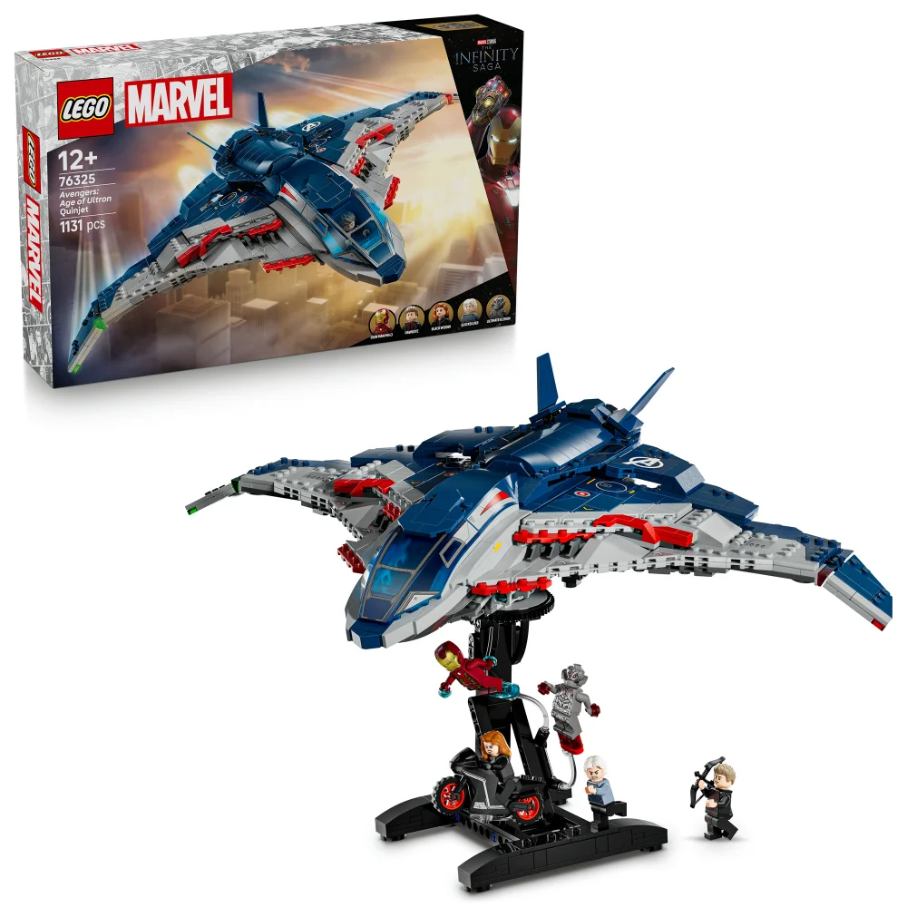 LEGO Marvel Avengers: Age of Ultron Quinjet Set 76325 Afbeelding 1