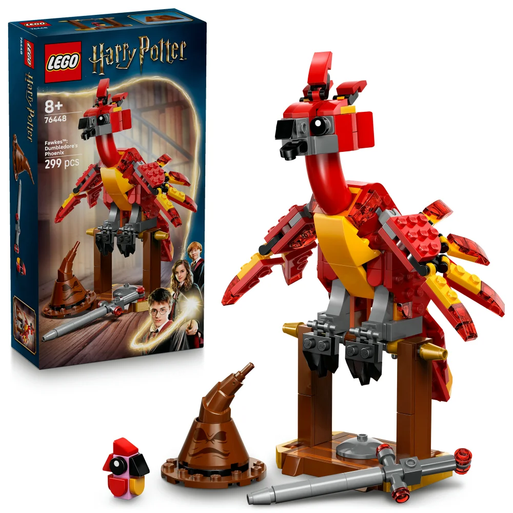 LEGO Harry Potter Fawkes: Dumbledore’s Phoenix Toy Set 76448 Afbeelding 1