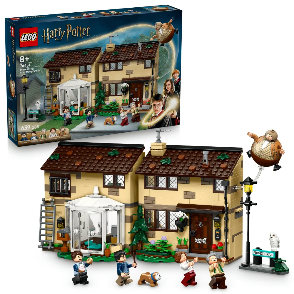 LEGO Harry Potter Privet Drive: Aunt Marge’s Visit Set 76451 Afbeelding 1
