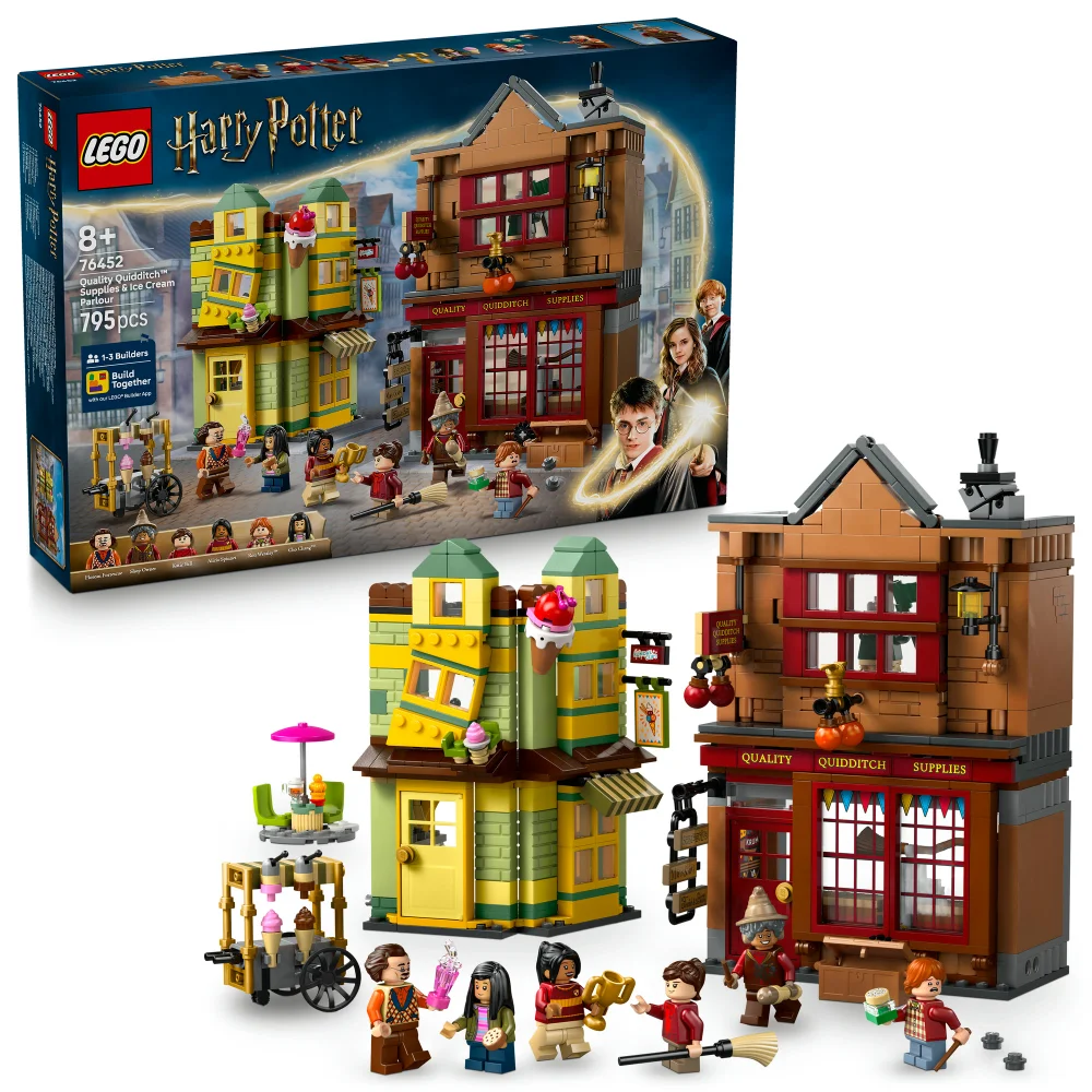 LEGO Harry Potter Quality Quidditch Supplies & Ice Cream Parlour 76452 Afbeelding 1
