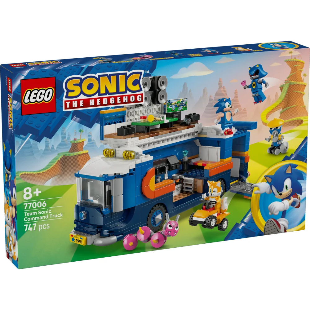 LEGO® Sonic the Hedgehog™ Team Sonic Command Truck Toy Gaming Merch 77006 Afbeelding 1