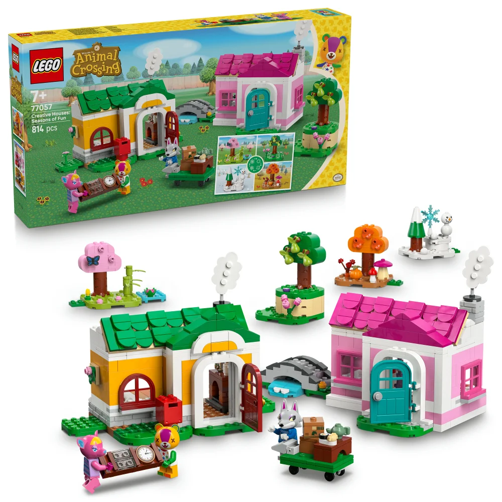 LEGO® Animal Crossing™ Creative Houses: Seasons of Fun Building Set 77057 Afbeelding 1