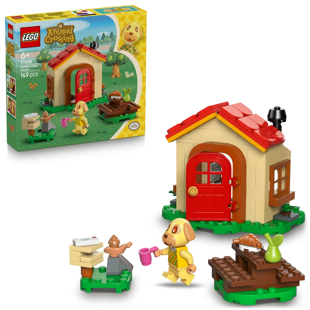 LEGO® Animal Crossing™ Goldie’s Cosy House Building Playset 77058 Afbeelding 1