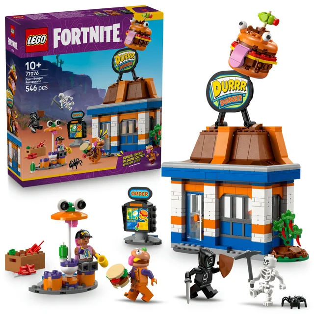 LEGO® Fortnite® Durrr Burger Restaurant Video Game Toy 77076