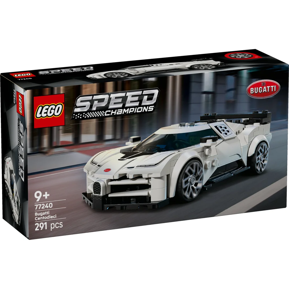 LEGO® Speed Champions Bugatti Centodieci Hyper Sports Car Toy 77240 Afbeelding 1