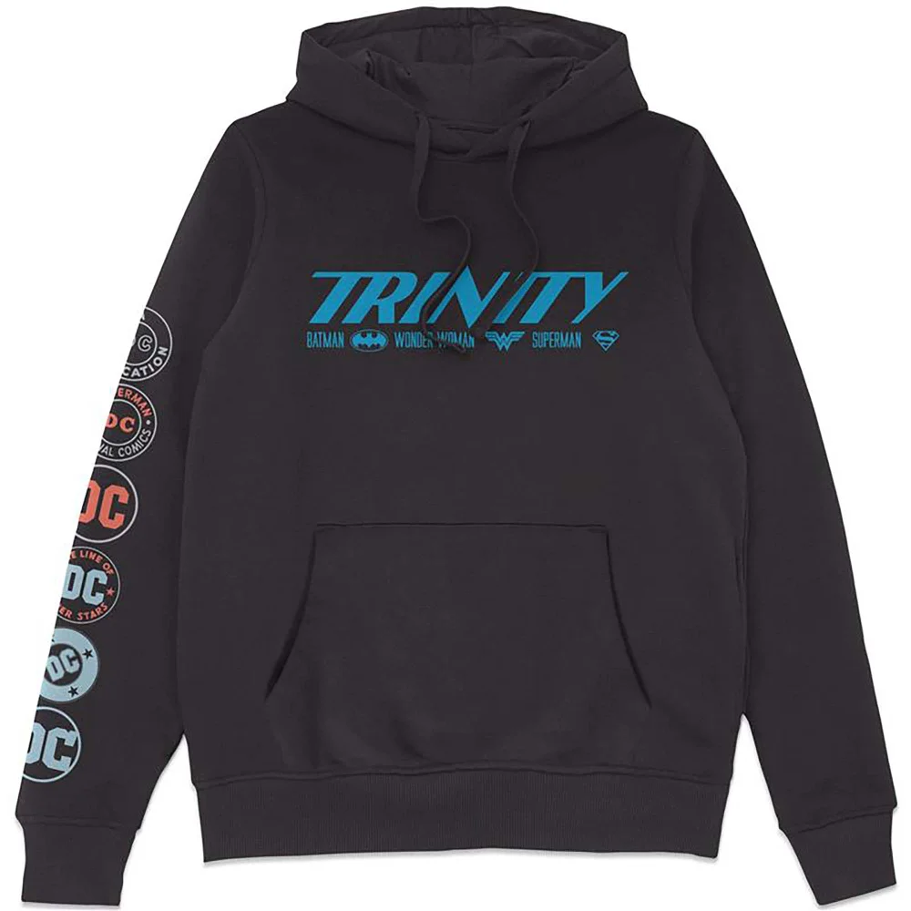 DC Comics Justice League The Trinity Hoodie - Black - S Afbeelding 1
