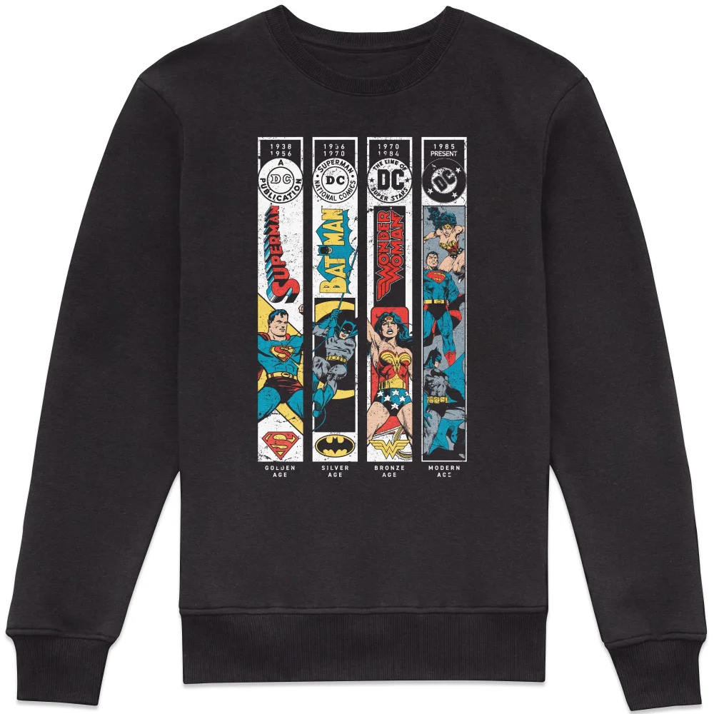 DC Comics Justice League Timeline Sweatshirt - Black - XS Afbeelding 1