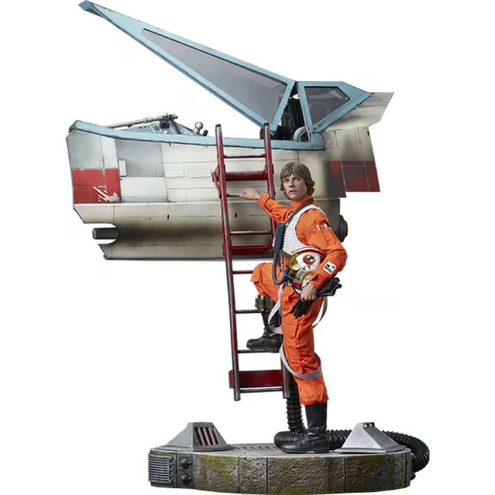 Sideshow Star Wars Luke Skywalker & X-Wing: Red Five Premium Format Figure Afbeelding 1