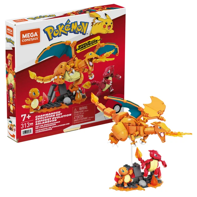 MEGA Construx Pokémon Charmander Evolution Building Set