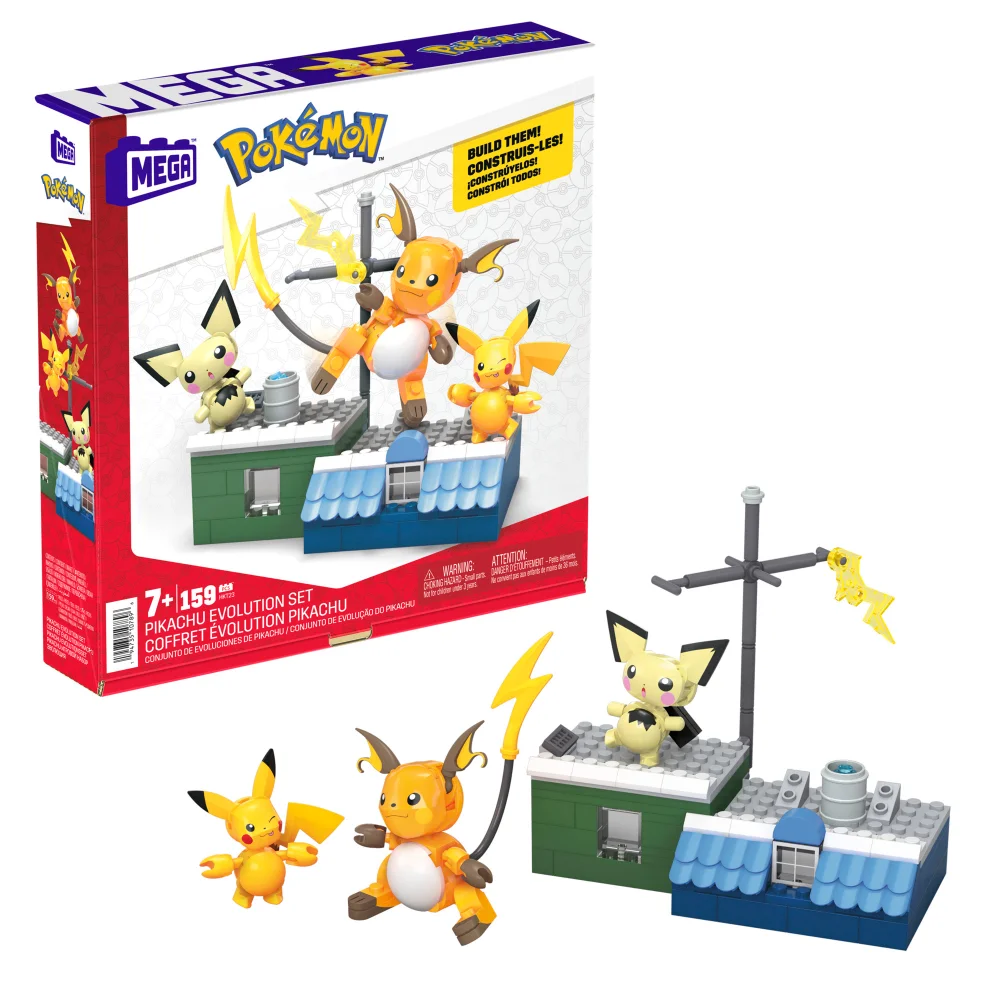 MEGA Pokémon Pikachu Evolution Set Afbeelding 1