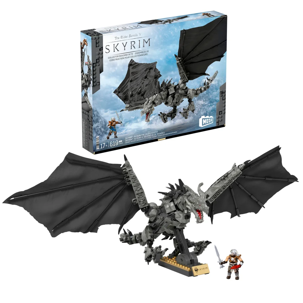 MEGA Skyrim Alduin The World Eater Construction Set Afbeelding 1
