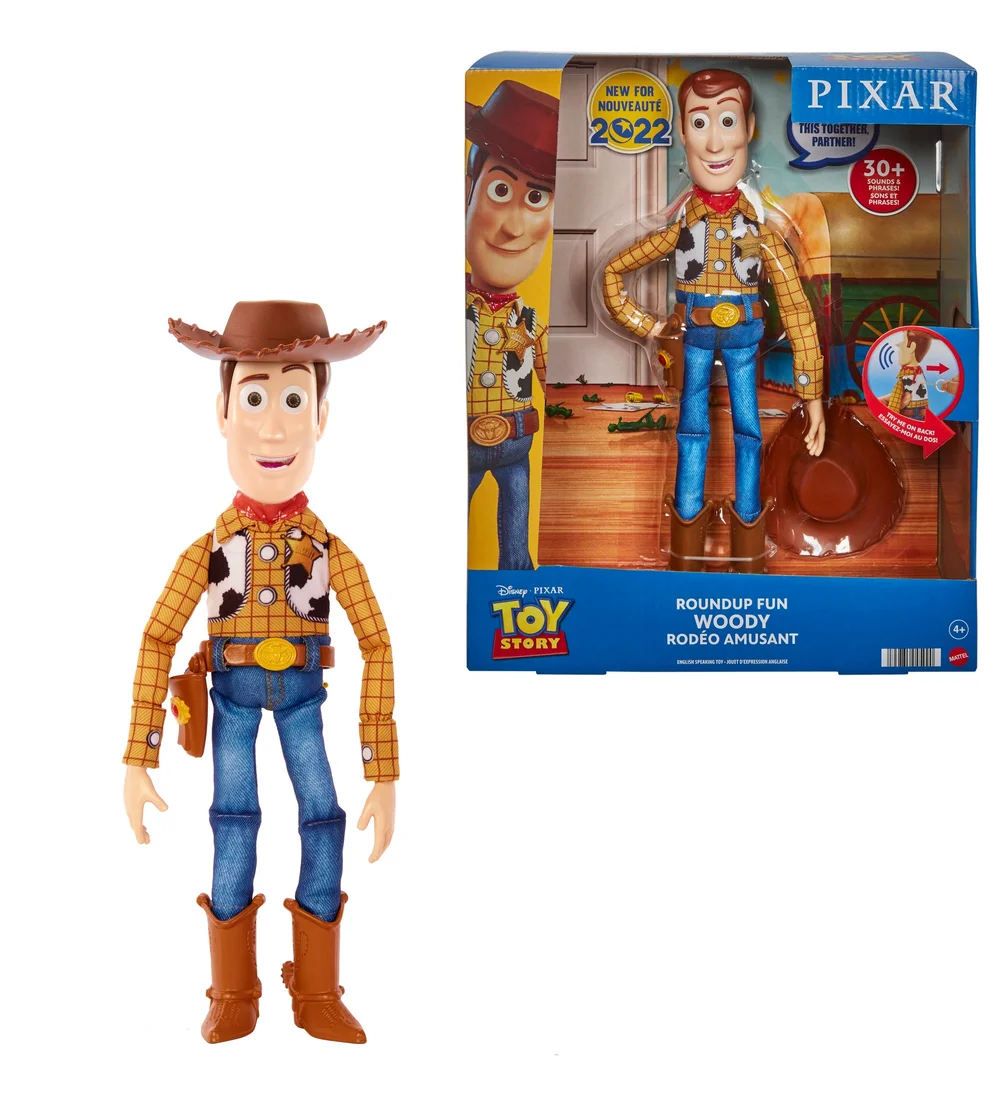 Disney Pixar Toy Story Roundup Fun Woody Feature Figure Afbeelding 1