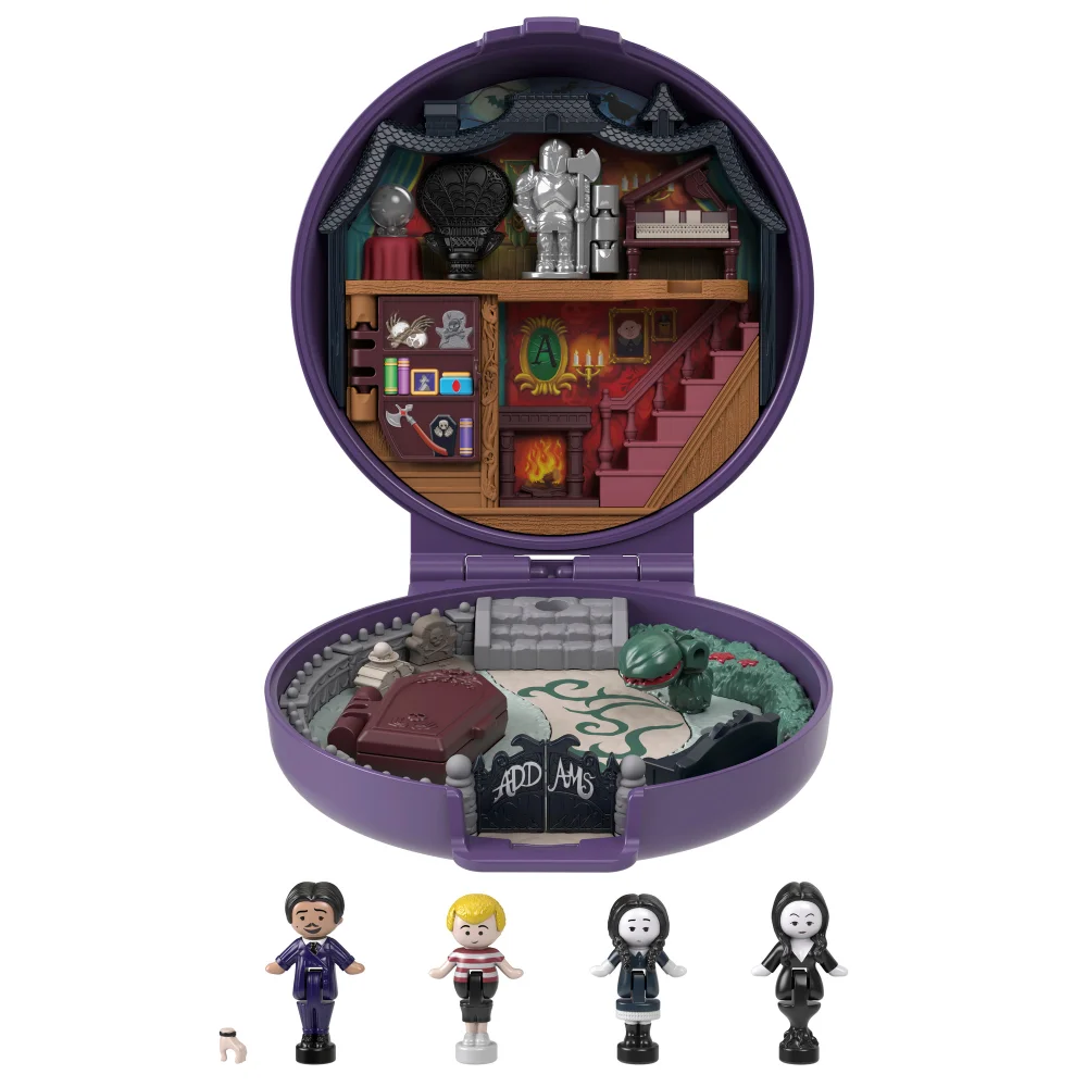 Polly Pocket Collector The Addams Family Compact Playset Afbeelding 1