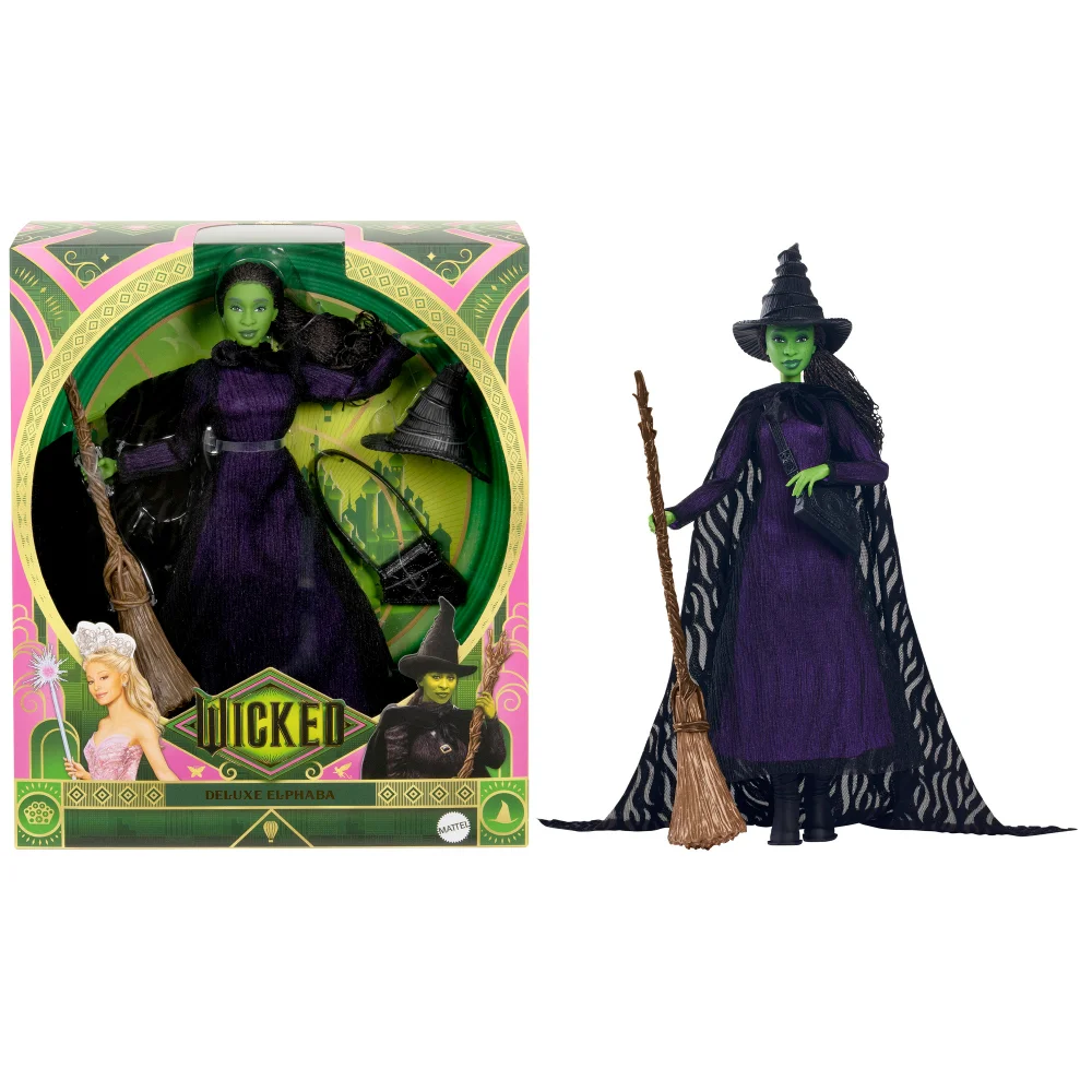 Wicked Deluxe Elphaba Collectible Doll Afbeelding 1