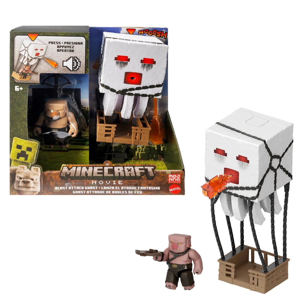 Minecraft Movie Blast Attack Ghast Feature Figure Afbeelding 1