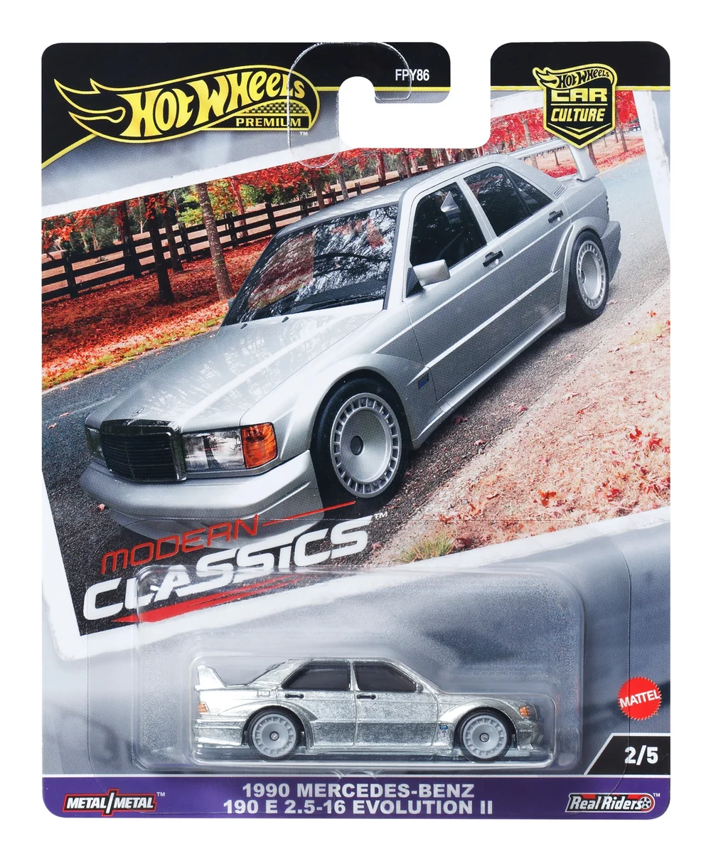 Hot Wheels Premium Car Modern Classics Mercedes-Benz 190E 2.5-1.6 Afbeelding 1