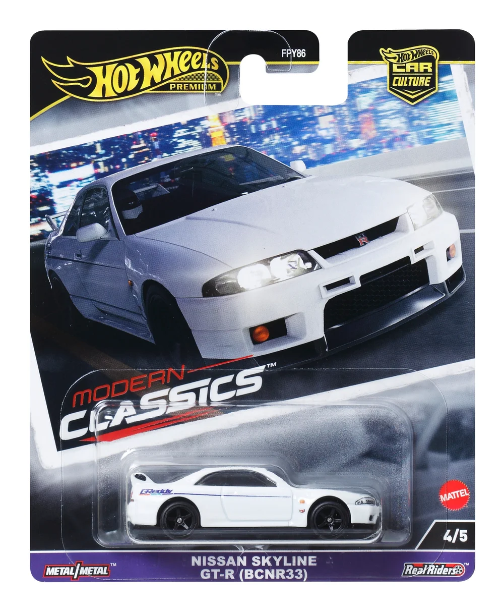 Hot Wheels Premium Car Modern Classics Nissan Skyline R-33 Afbeelding 1