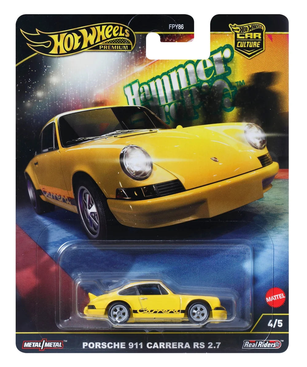Hot Wheels Premium Car Hammer Drop Porsche 911 Carrera RS 2.7 Afbeelding 1
