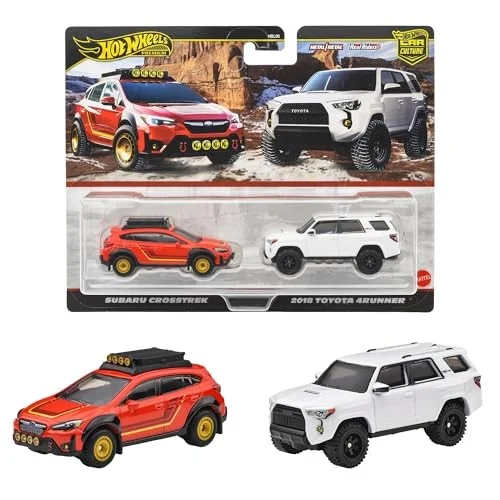 Hot Wheels Premium 2-Pack 2025 Mix 3 Subaru Crosstrek & 18 Toyota 4Runner Afbeelding 1