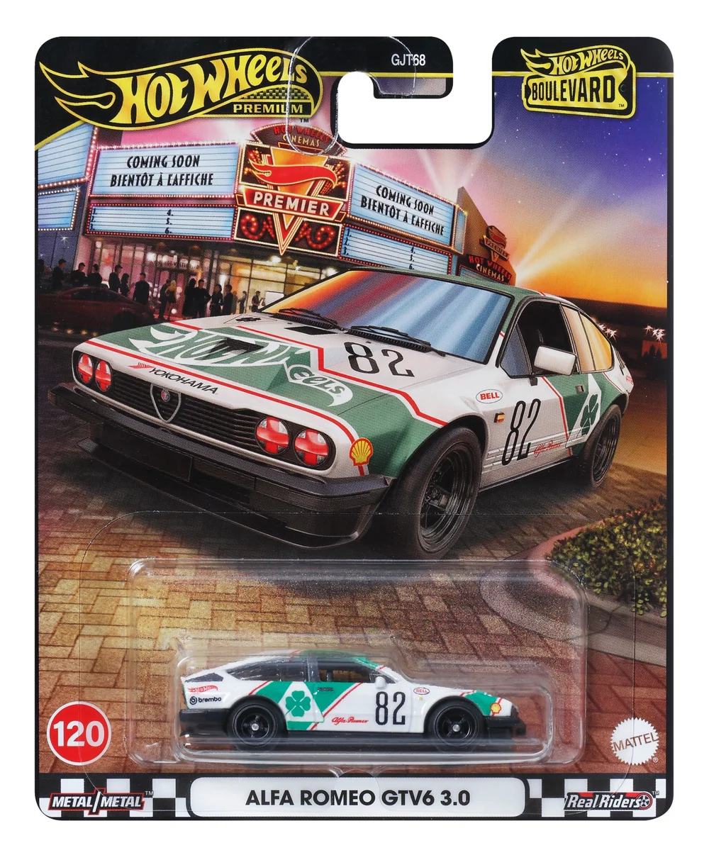Hot Wheels Premium Boulevard Mix 1 Alfa Romeo GTV6 3.0 Afbeelding 1