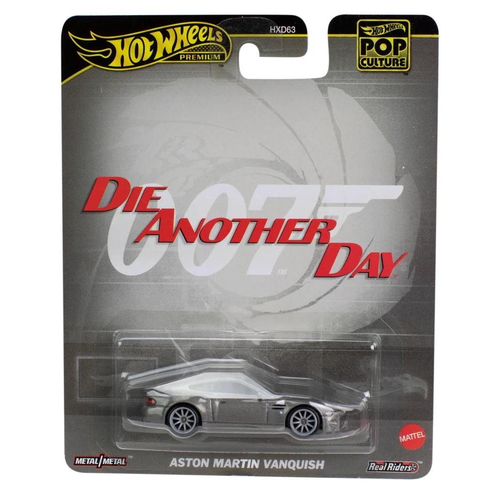 Hot Wheels Premium Pop Culture James Bond Aston Martin Vanquish (Die Another Day) Afbeelding 1