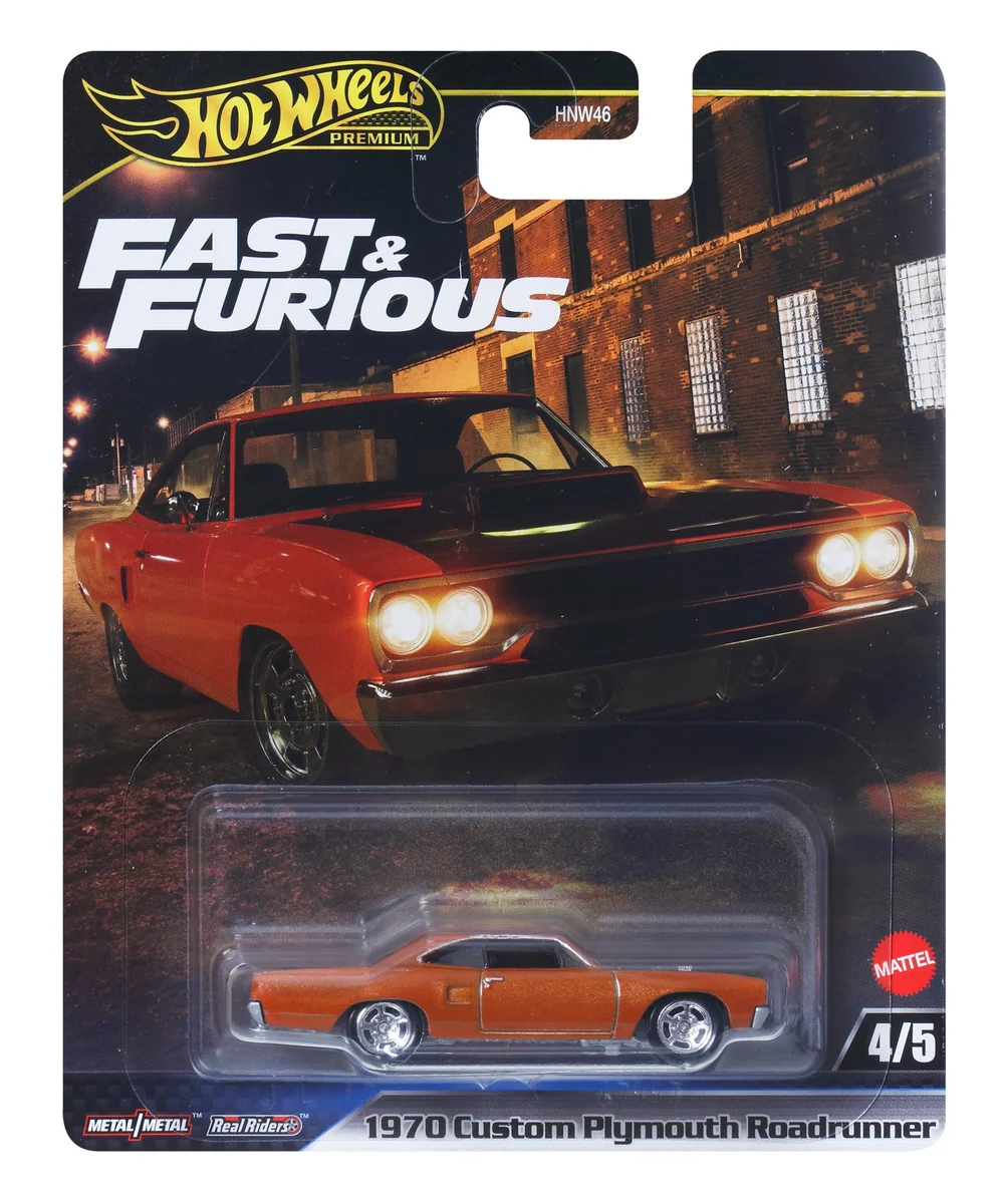 Hot Wheels Premium Fast & Furious Mix 3 70 Plymouth Roadrunner Afbeelding 1