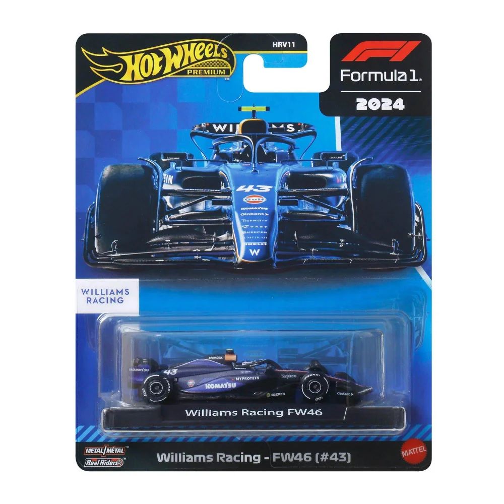 Hot Wheels Premium F1 Williams Racing Franco Colapinto #43 Afbeelding 1