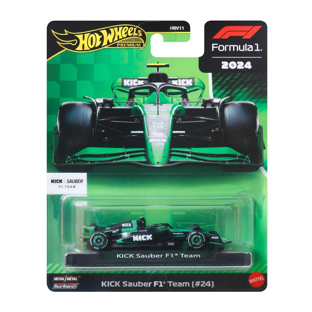 Hot Wheels Premium F1 Kick Sauber Zhou Guanyu #24 Afbeelding 1