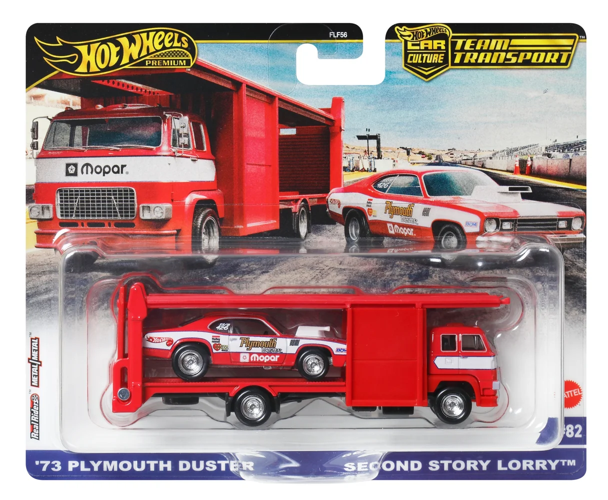 Hot Wheels Premium Team Transport Mix 3 73 Plymouth Duster Afbeelding 1