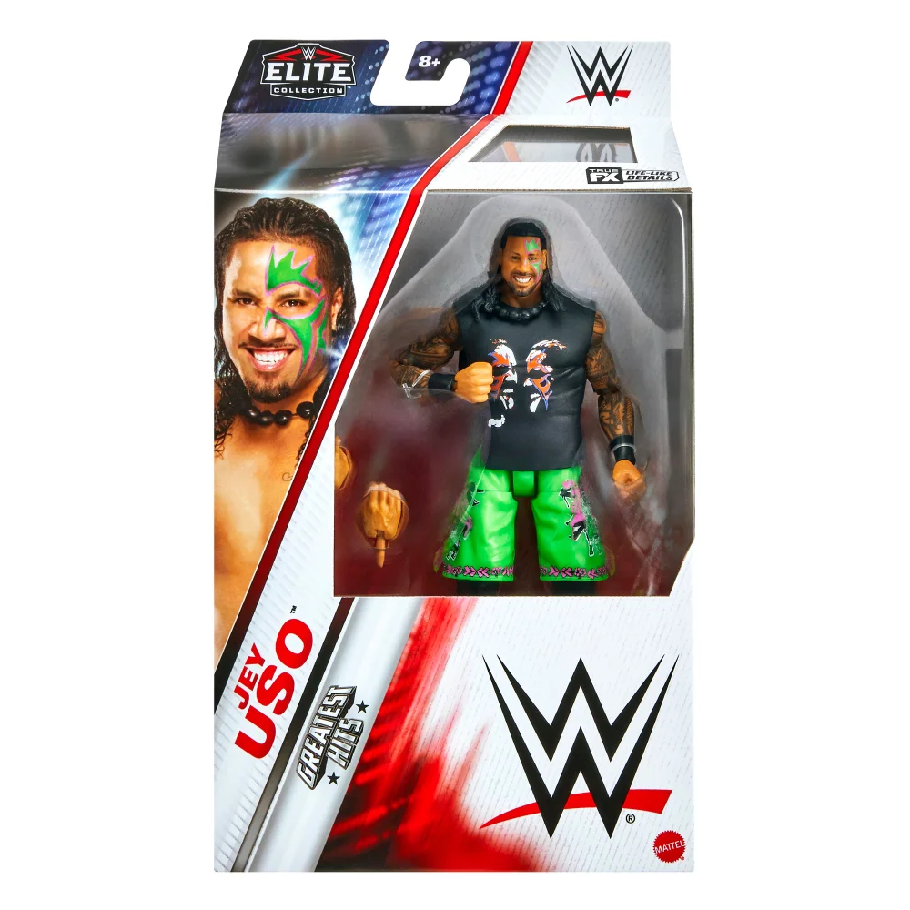WWE Elite Greatest Hits 2 Jey Uso Action Figure (6") Afbeelding 1