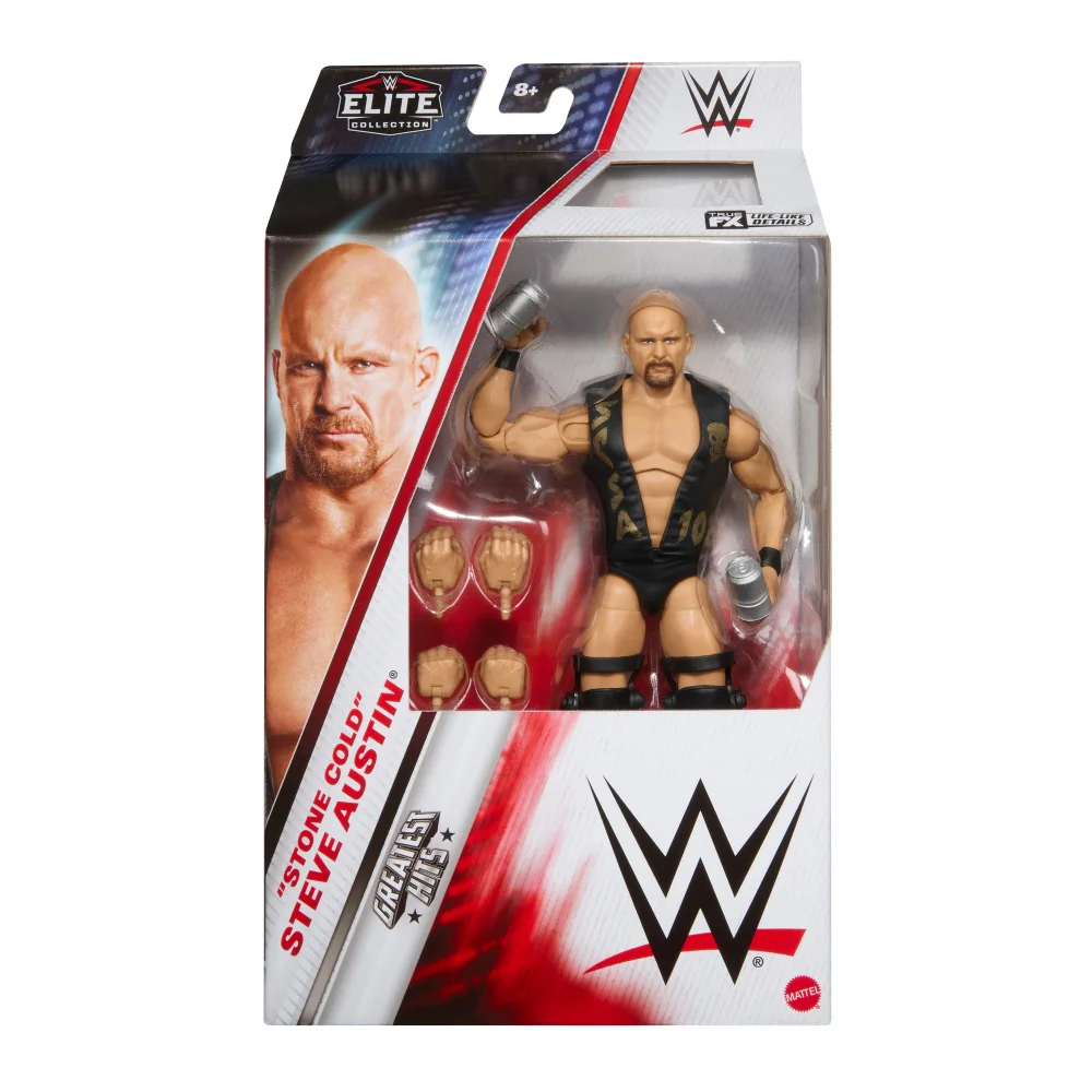 WWE Elite Greatest Hits 3 Stone Cold Steve Austin Action Figure (6") Afbeelding 1