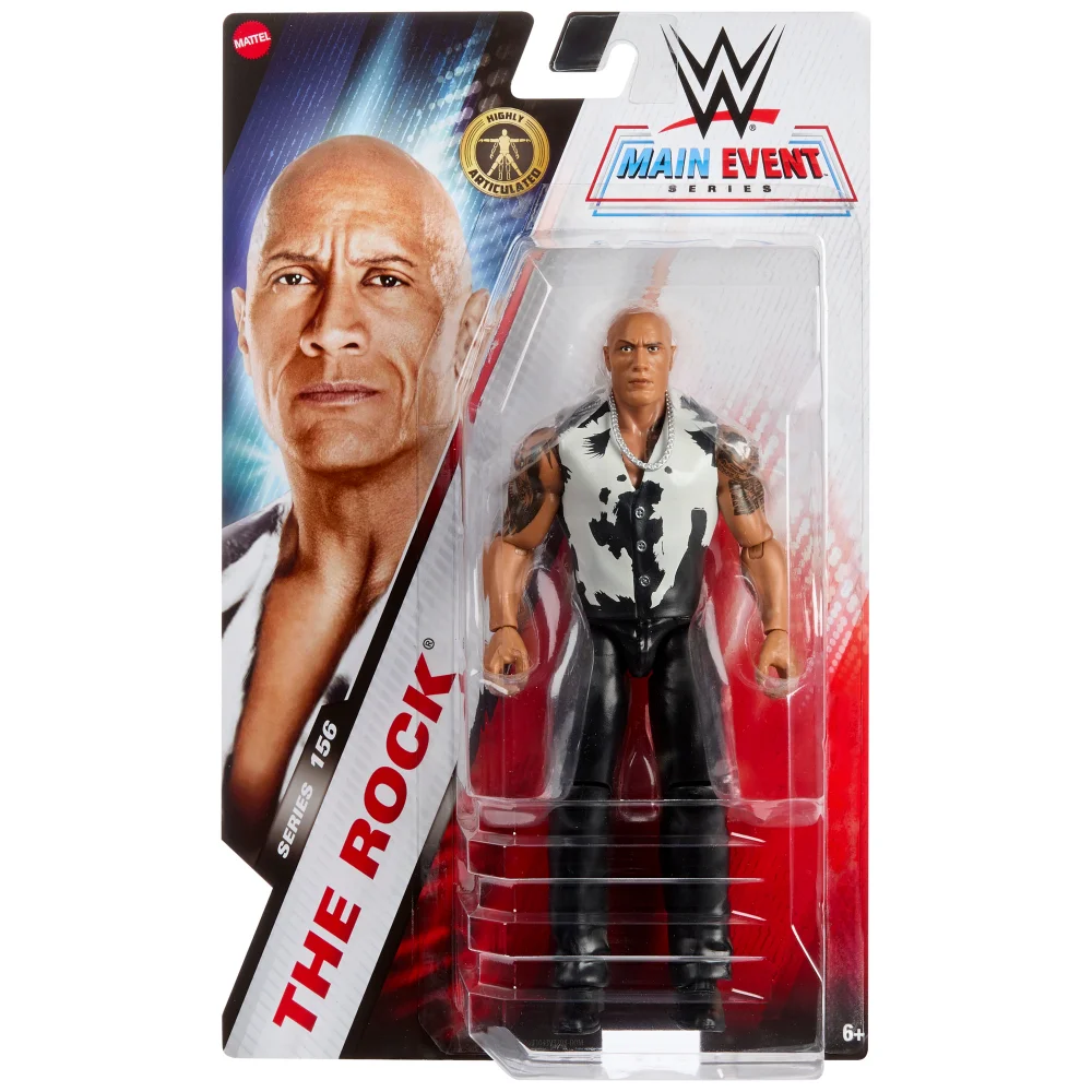 WWE Main Event Series 156 The Rock Action Figure (6"") Afbeelding 1