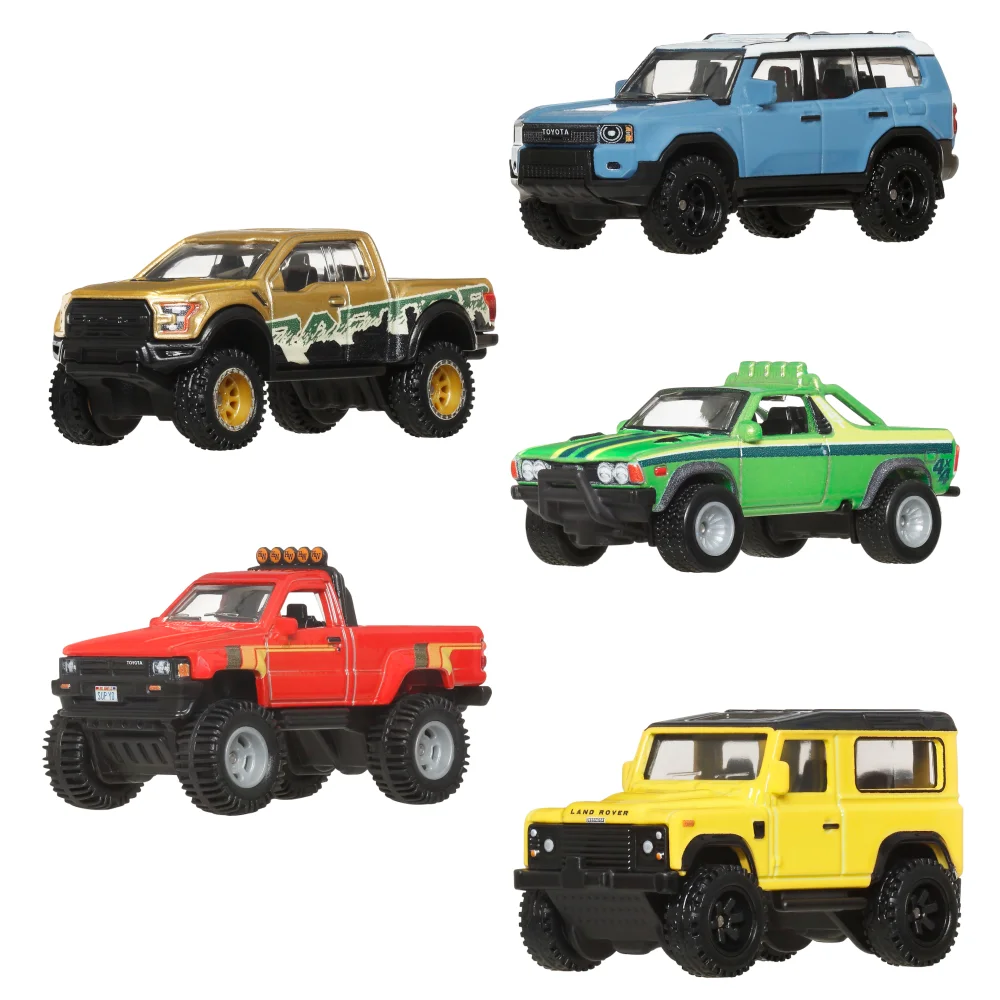 Hot Wheels Premium Car Culture Off Road Complete 5-Pack Bundle Afbeelding 1