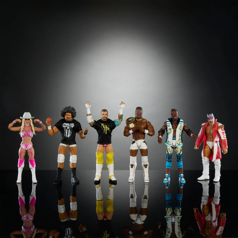 WWE Elite Series 113 Complete 6-Pack Action Figure Bundle (6") Afbeelding 1