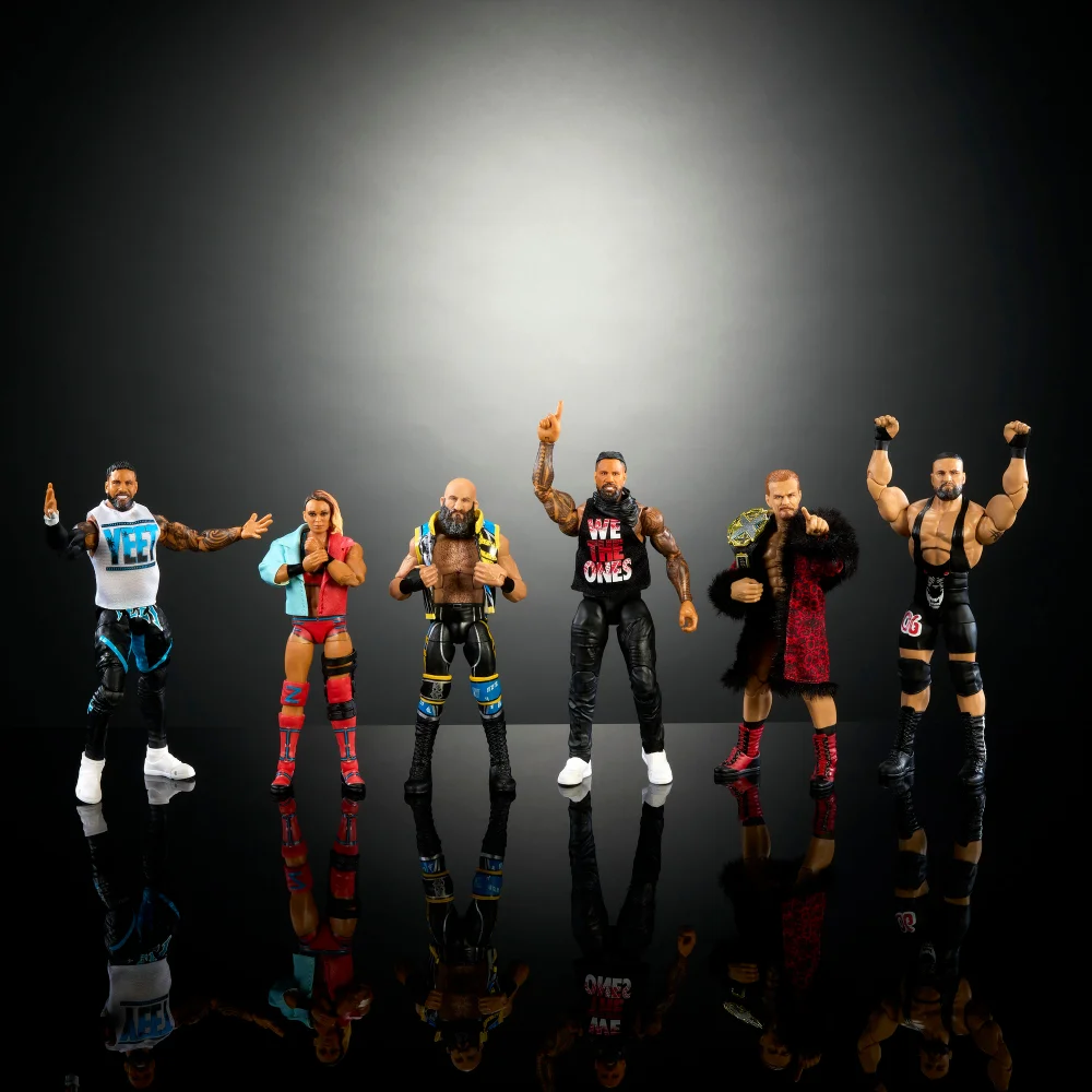 WWE Elite Series 114 Complete 6-Pack Action Figure Bundle (6") Afbeelding 1