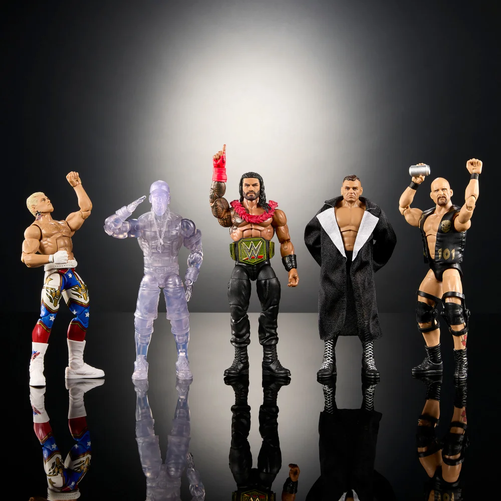 WWE Elite Greatest Hits Wave 3 Complete 5-Pack Action Figure Bundle (6") Afbeelding 1