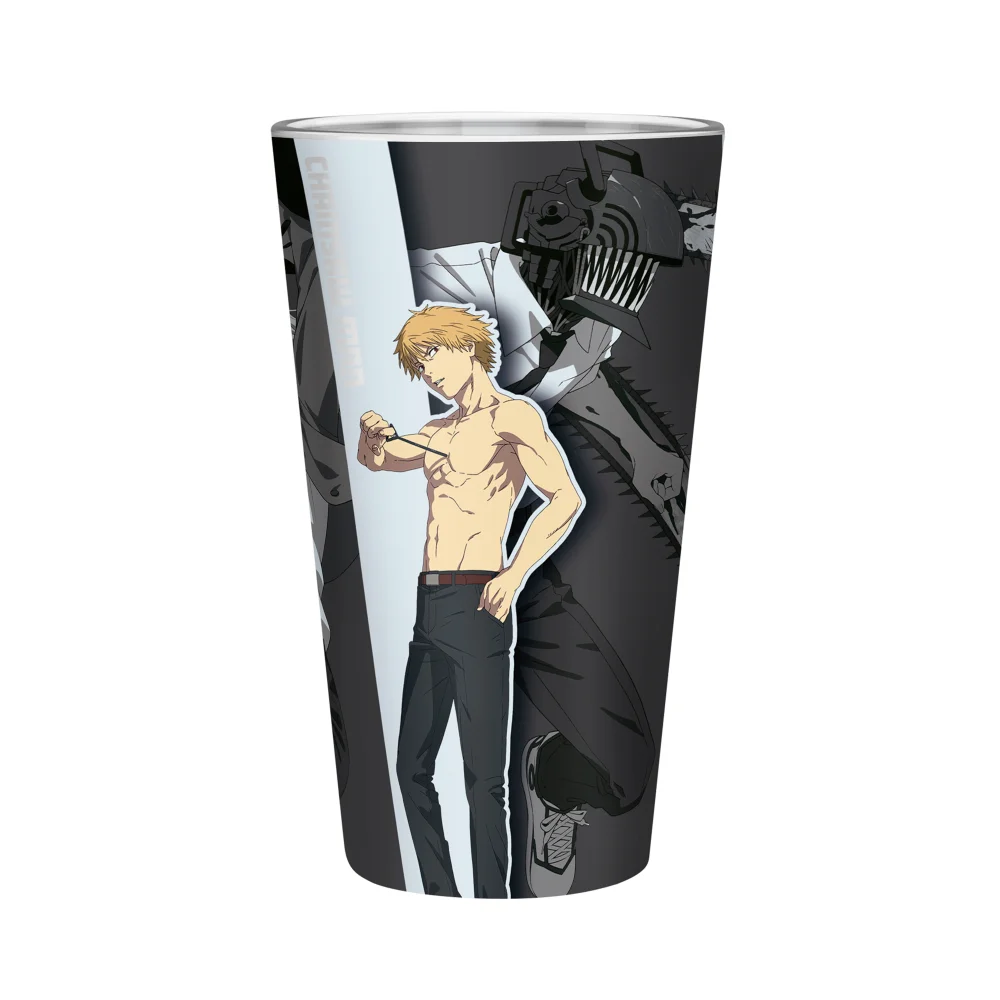 Chainsaw Man Trio 400ml Glass Afbeelding 1