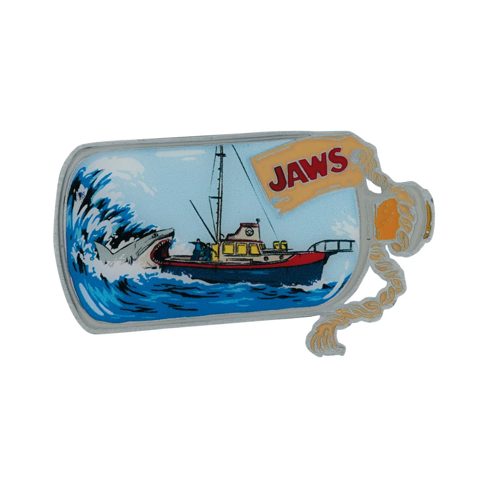 Jaws 50th Anniversary Ship in Bottle Pin Badge Afbeelding 1